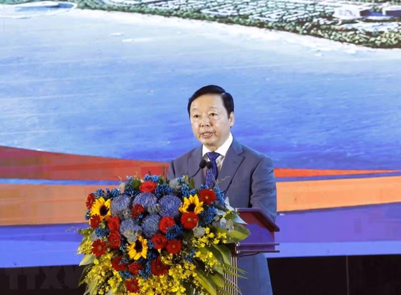Phó Thủ tướng Trần Hồng Hà phát biểu.