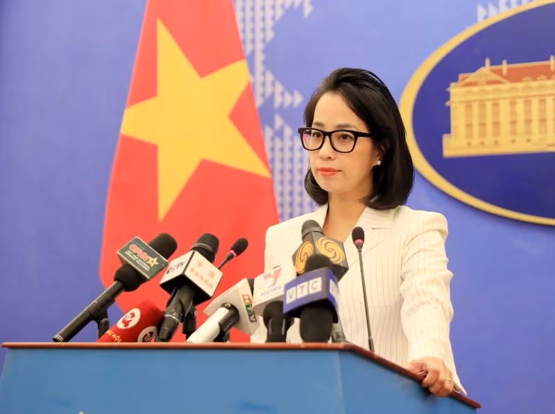 Người Phát ngôn Bộ Ngoại giao Việt Nam Phạm Thu Hằng. (Ảnh: Bộ Ngoại giao Việt Nam)