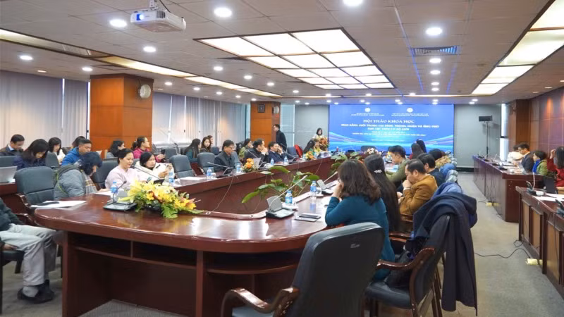 Quang cảnh hội thảo. (Ảnh: Viện Hàn lâm Khoa học xã hội Việt Nam)