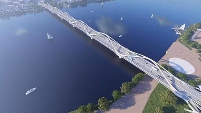 Phương án kiến trúc cầu Trần Hưng Đạo được lựa chọn. 