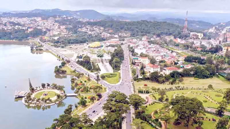 Khu vực trung tâm thành phố Đà Lạt. Khu vực trung tâm thành phố Đà Lạt.