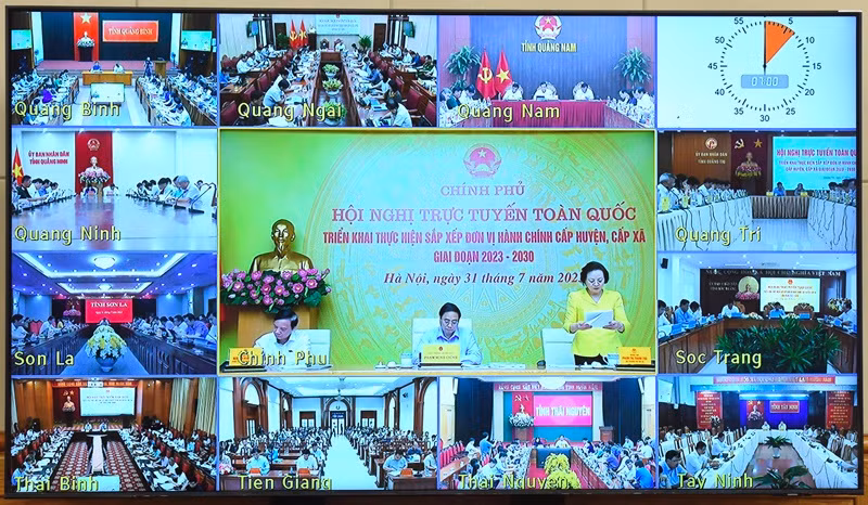 Hội nghị được tổ chức trực tiếp và trực tuyến đến điểm cầu 63 tỉnh, thành phố trực thuộc Trung ương.