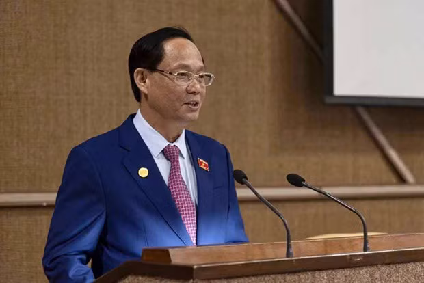 Ủy viên Trung ương Đảng, Phó Chủ tịch Quốc hội Việt Nam, Thượng tướng Trần Quang Phương phát biểu tại Tọa đàm “Vai trò của phụ nữ trong đời sống chính trị, kinh tế-xã hội của đất nước”. (Ảnh: Mai Phương/TTXVN tại La Habana) Ủy viên Trung ương Đảng, Phó Chủ tịch Quốc hội Việt Nam, Thượng tướng Trần Quang Phương phát biểu tại Tọa đàm “Vai trò của phụ nữ trong đời sống chính trị, kinh tế-xã hội của đất nước”. (Ảnh: Mai Phương/TTXVN tại La Habana)