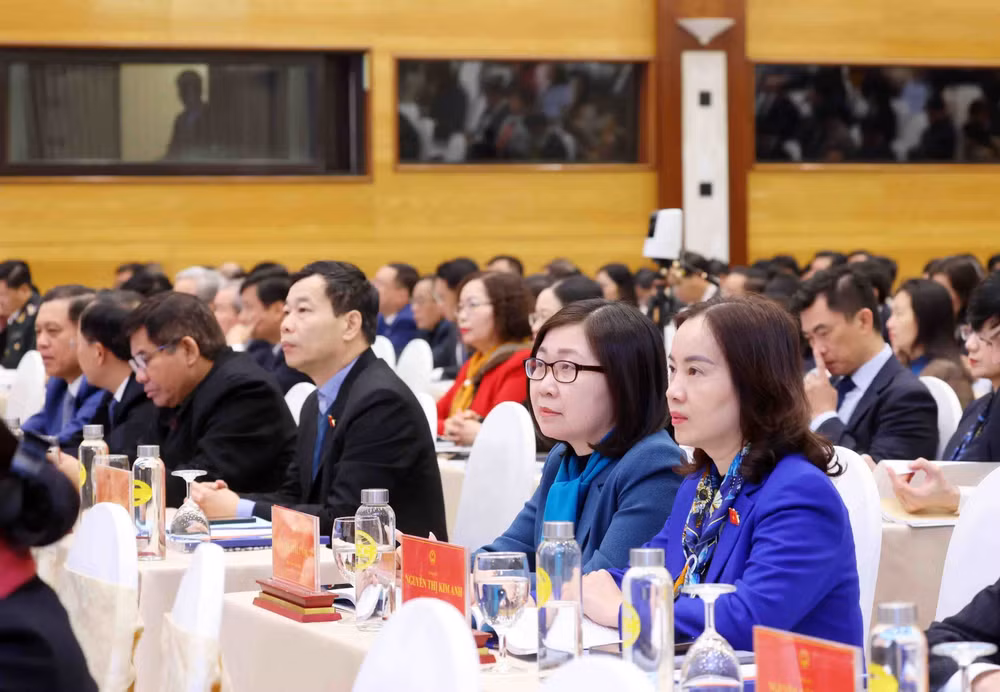 Các đại biểu tham dự hội nghị. Ảnh: Phạm Kiên - TTXVN Các đại biểu tham dự hội nghị. Ảnh: Phạm Kiên - TTXVN