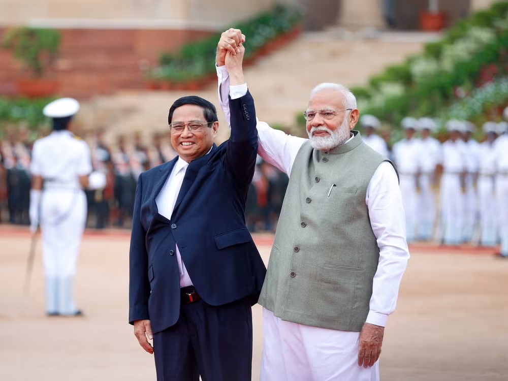 Thủ tướng Phạm Minh Chính và Thủ tướng Ấn Độ Narendra Modi.