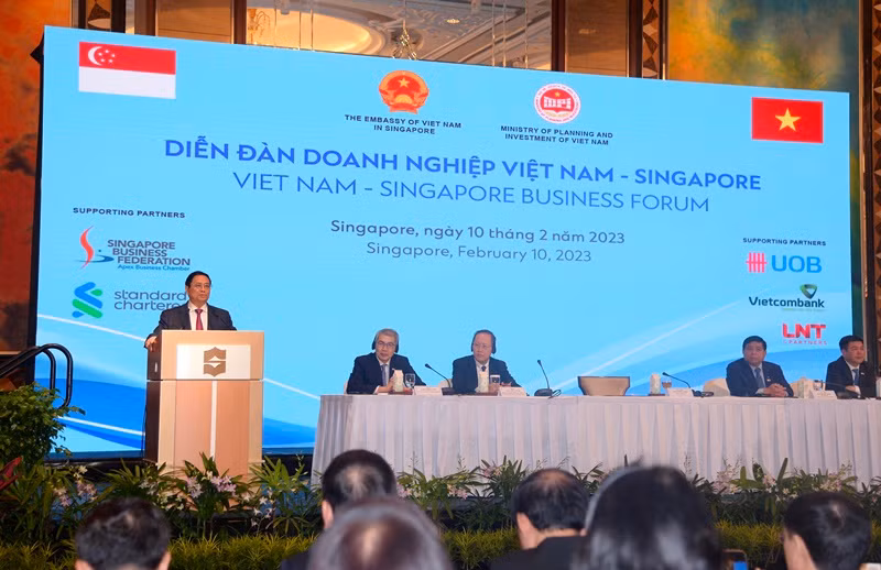 Diễn đàn Doanh nghiệp Việt Nam-Singapore.