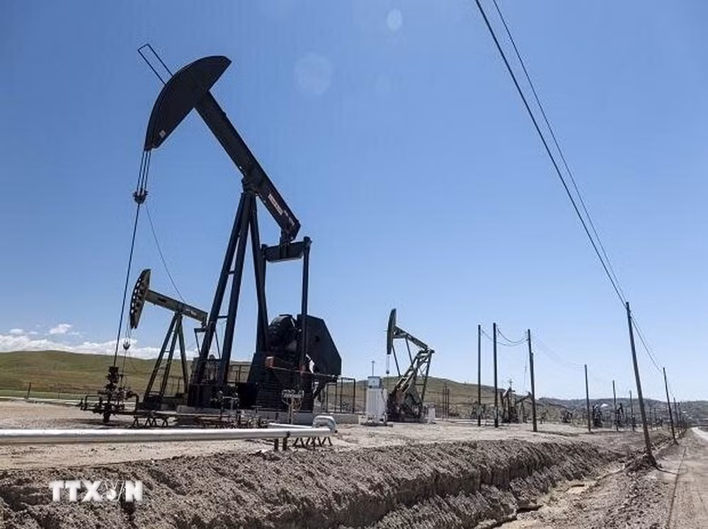 Một cơ sở khai thác dầu tại Iran. (Ảnh: IRNA/TTXVN)