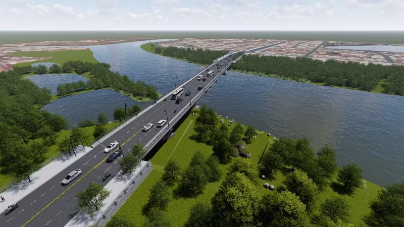 Phối cảnh cầu Văn Thánh bắc qua sông Cà Ty, thành phố Phan Thiết. Phối cảnh cầu Văn Thánh bắc qua sông Cà Ty, thành phố Phan Thiết.
