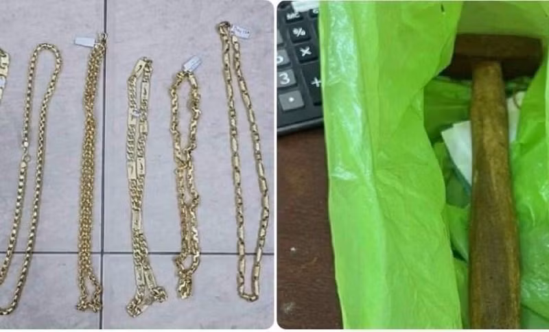 Tang vật vụ cướp. Tang vật vụ cướp.