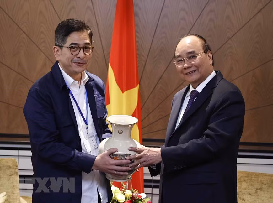 [Ảnh] Hoạt động của Chủ tịch nước Nguyễn Xuân Phúc tại Indonesia ảnh 3