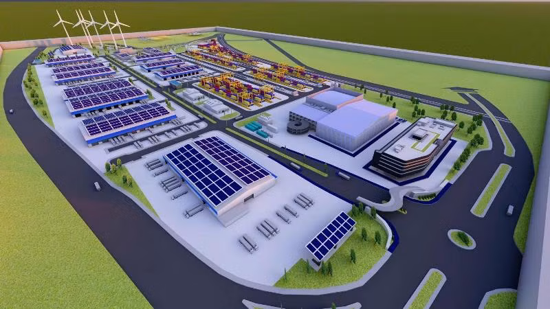 Phối cảnh Việt Nam SuperPort™ do Liên doanh T&amp;T – YCH đầu tư phát triển.