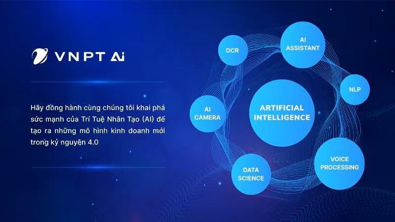 VNPT đồng hành cùng doanh nghiệp khai phá sức mạnh của công nghệ AI. VNPT đồng hành cùng doanh nghiệp khai phá sức mạnh của công nghệ AI.