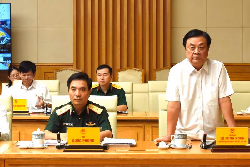 Bộ trưởng Nông nghiệp và Phát triển nông thôn Lê Minh Hoan phát biểu. Bộ trưởng Nông nghiệp và Phát triển nông thôn Lê Minh Hoan phát biểu.
