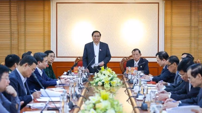 Thủ tướng Phạm Minh Chính phát biểu tại buổi làm việc với Hội Cựu chiến binh Việt Nam. Thủ tướng Phạm Minh Chính phát biểu tại buổi làm việc với Hội Cựu chiến binh Việt Nam.