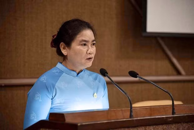 Phó Chủ tịch Thường trực Hội LHPN Việt Nam Đỗ Thị Thu Thảo phát biểu tại Tọa đàm “Vai trò của phụ nữ trong đời sống chính trị, kinh tế-xã hội của đất nước”. (Ảnh: Mai Phương/PV TTXVN tại La Habana) Phó Chủ tịch Thường trực Hội LHPN Việt Nam Đỗ Thị Thu Thảo phát biểu tại Tọa đàm “Vai trò của phụ nữ trong đời sống chính trị, kinh tế-xã hội của đất nước”. (Ảnh: Mai Phương/PV TTXVN tại La Habana)