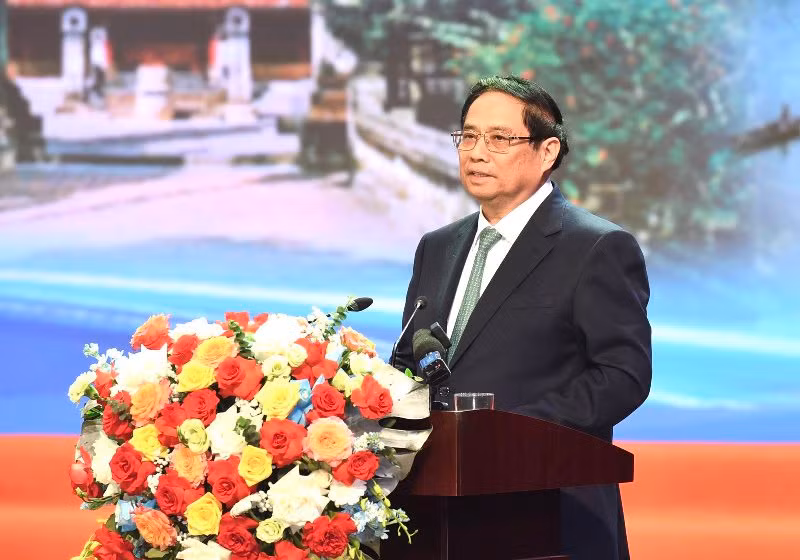 Thủ tướng Phạm Minh Chính phát biểu ý kiến tại Hội nghị. Thủ tướng Phạm Minh Chính phát biểu ý kiến tại Hội nghị.