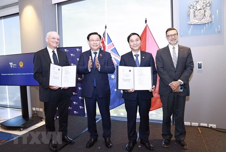 [Ảnh] Hoạt động của Chủ tịch Quốc hội Vương Đình Huệ tại Australia ảnh 7