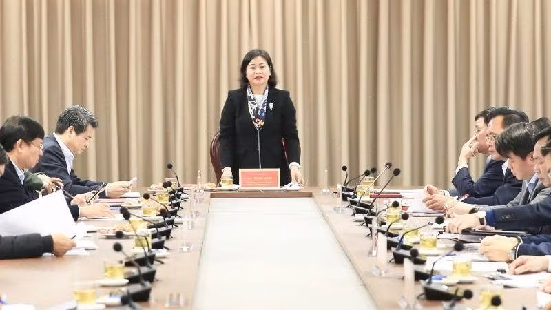  Quang cảnh hội nghị sáng 12/12.