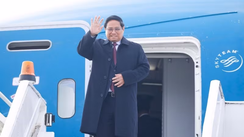 Thủ tướng Phạm Minh Chính tới sân bay quốc tế Kazan, bắt đầu tham dự Hội nghị các Nhà lãnh đạo Nhóm BRICS mở rộng 2024.