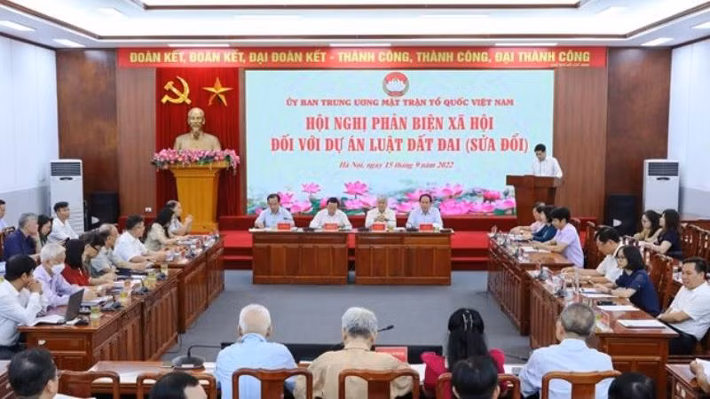 Tổ chức lấy ý kiến nhân dân về dự thảo Luật Đất đai (sửa đổi) đến hết ngày 15/3/2023 