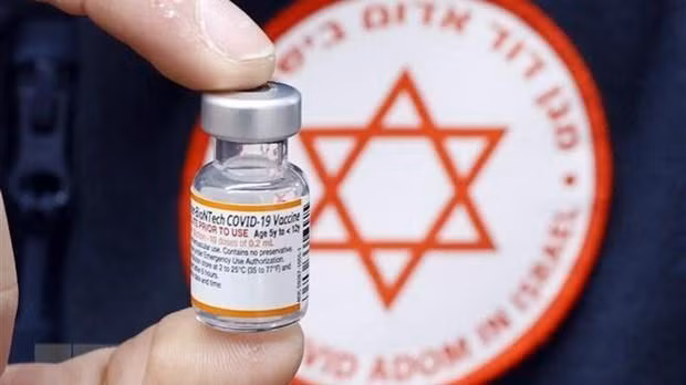 Vaccine phòng Covid-19 cho trẻ em của hãng dược Pfizer-BioNtech. (Ảnh: AFP/TTXVN)