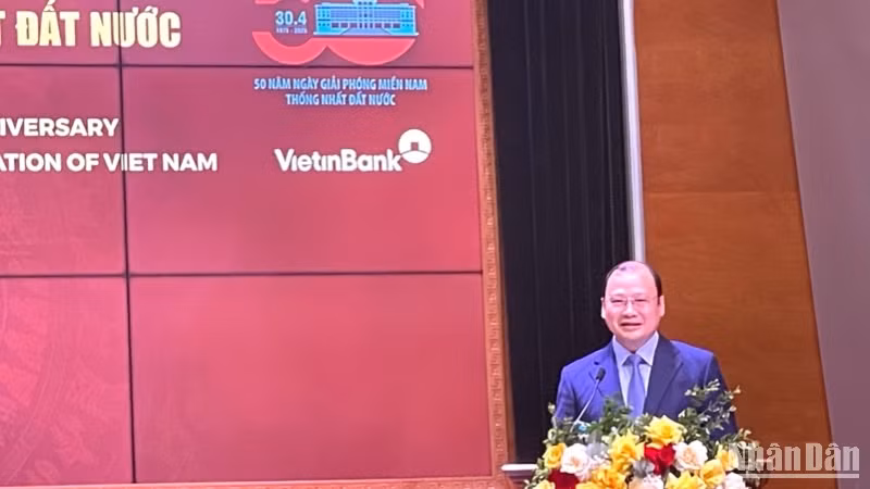 Thứ trưởng Thường trực Văn hóa, Thể thao và Du lịch Lê Hải Bình thông tin về hoạt động truyền thông dịp đại lễ.
