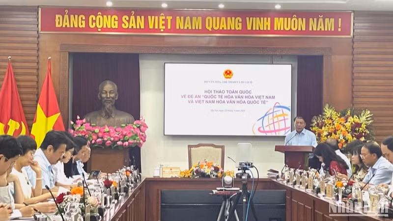 Quang cảnh hội thảo. 