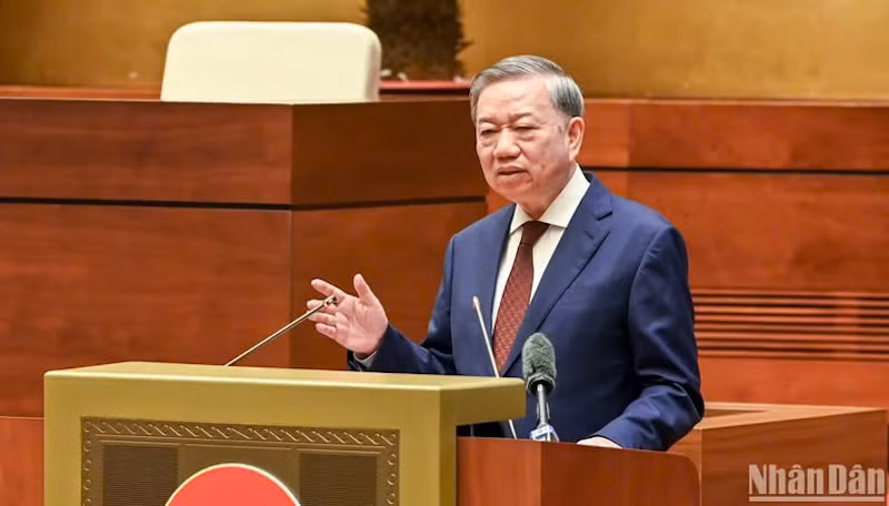 Tổng Bí thư Tô Lâm. (Ảnh: Báo Nhân Dân)