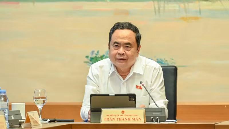 Chủ tịch Quốc hội Trần Thanh Mẫn phát biểu thảo luận tại tổ 13 về Dự thảo Luật sửa đổi, bổ sung một số điều của Luật Quy hoạch. (Ảnh: BÙI GIANG) Chủ tịch Quốc hội Trần Thanh Mẫn phát biểu thảo luận tại tổ 13 về Dự thảo Luật sửa đổi, bổ sung một số điều của Luật Quy hoạch. (Ảnh: BÙI GIANG)