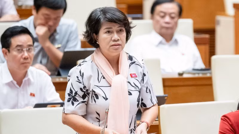 Đại biểu Nguyễn Thị Lệ Thủy (Đoàn Bến Tre). (Ảnh: Quochoi.vn) Đại biểu Nguyễn Thị Lệ Thủy (Đoàn Bến Tre). (Ảnh: Quochoi.vn)