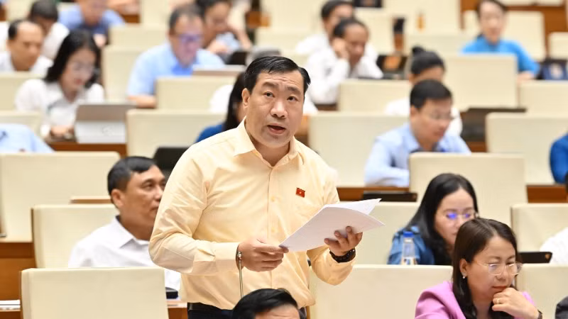 Đại biểu Thạch Phước Bình (Đoàn Trà Vinh). (Ảnh: THỦY NGUYÊN) Đại biểu Thạch Phước Bình (Đoàn Trà Vinh). (Ảnh: THỦY NGUYÊN)