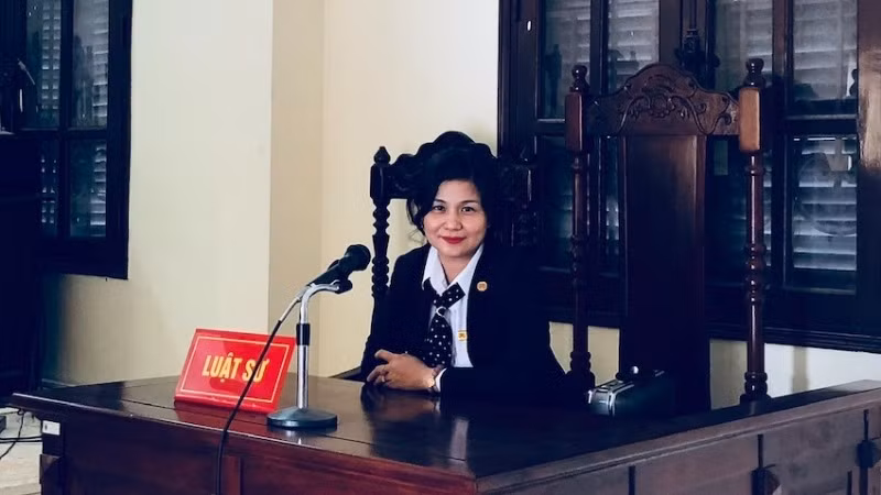 Luật sư Lê Thị Thu Hà, Công ty Luật Trách nhiệm hữu hạn Sao Sáng. Ảnh: THU HẰNG.