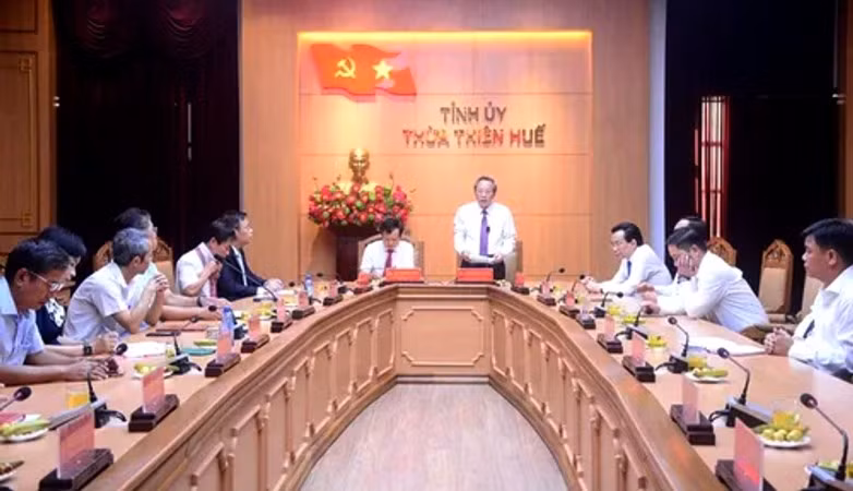 Tại hội nghị công bố Quyết định số 1513-QĐNS/TW ngày 27/8/2024 của Ban Bí thư về nhân sự. Tại hội nghị công bố Quyết định số 1513-QĐNS/TW ngày 27/8/2024 của Ban Bí thư về nhân sự.