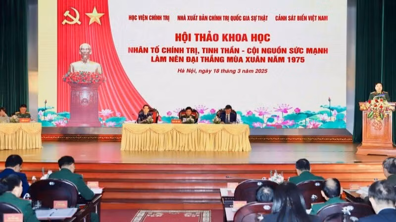 Quang cảnh hội thảo.