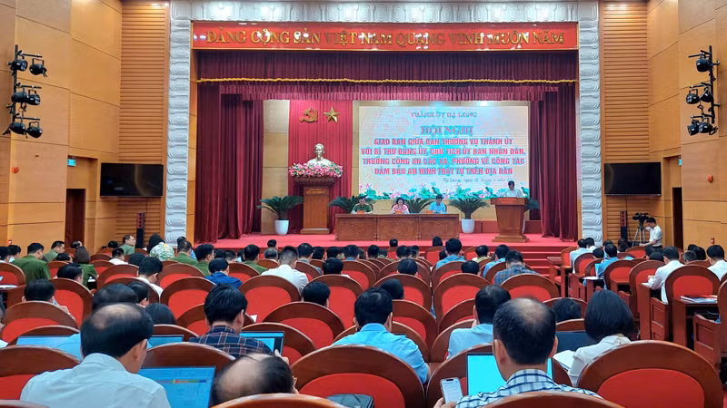 Hội nghị nhằm phát huy vai trò công an xã, phường trong tình hình mới.
