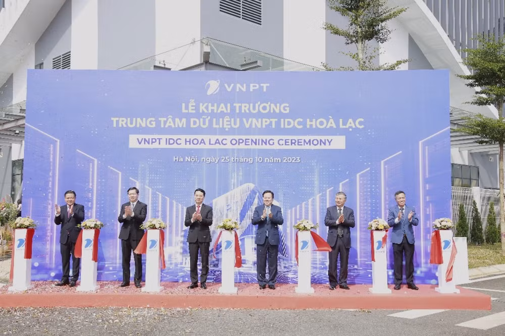 Lễ khai trương VNPT IDC Hòa Lạc tổ chức ngày 25/10/2023.