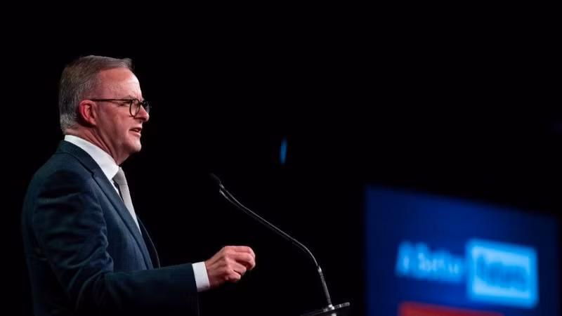 Ông Anthony Albanese phát biểu trước người dân trong một sự kiện ở Sydney, Australia năm 2022. (Ảnh: Tân Hoa xã) Ông Anthony Albanese phát biểu trước người dân trong một sự kiện ở Sydney, Australia năm 2022. (Ảnh: Tân Hoa xã)