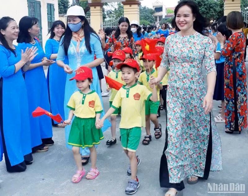 Khối lớp 1 ở tỉnh Thái Bình sẽ tựu trường sớm nhất vào ngày 21/8.