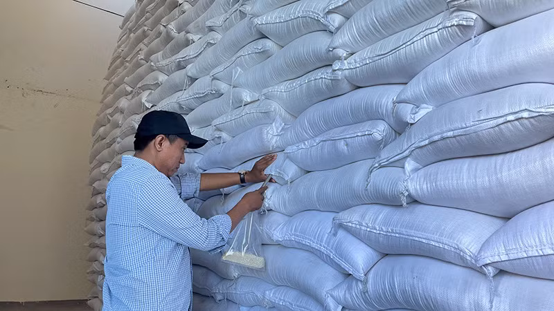 Kho hàng dự trữ quốc gia tại Đà Nẵng. (Ảnh: GDSR)