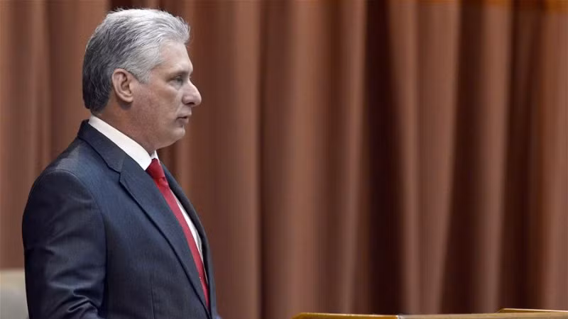 Chủ tịch Cuba Miguel Diaz-Canel. (Ảnh: XINHUA)