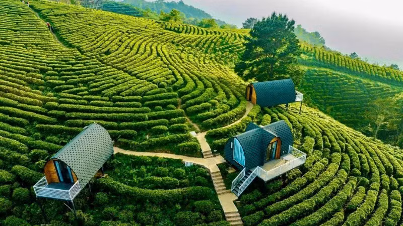 Khu du lịch sinh thái Kolia, xã Thành Công, huyện Nguyên Bình, tỉnh Cao Bằng là điểm đến “xanh”, thân thiện với môi trường. (Ảnh HOÀNG NGỌC)