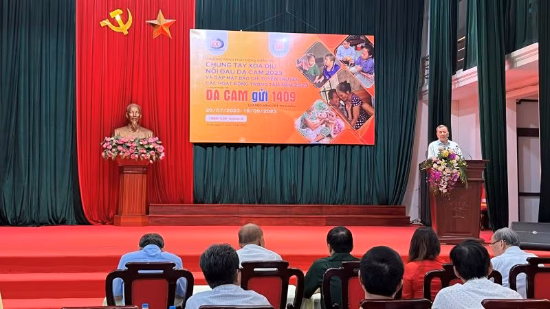 Phó Chủ tịch Hội Nạn nhân chất độc da cam/dioxin Việt Nam Nguyễn Văn Khanh thông tin về các hoạt động trọng tâm năm 2023. Phó Chủ tịch Hội Nạn nhân chất độc da cam/dioxin Việt Nam Nguyễn Văn Khanh thông tin về các hoạt động trọng tâm năm 2023.