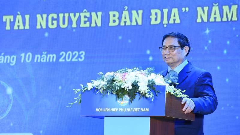 Thủ tướng Phạm Minh Chính phát biểu tại buổi lễ. Thủ tướng Phạm Minh Chính phát biểu tại buổi lễ.