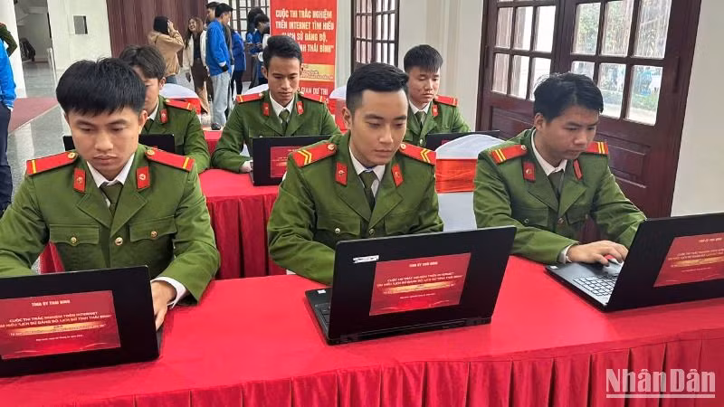 Lực lượng công an trên địa bàn tỉnh Thái Bình hưởng ứng cuộc thi. Lực lượng công an trên địa bàn tỉnh Thái Bình hưởng ứng cuộc thi.