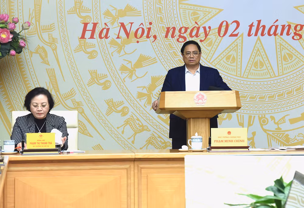 Thủ tướng Phạm Minh Chính dự và chủ trì phiên họp.