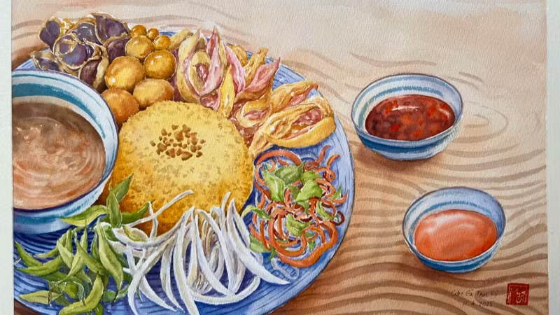 Tác phẩm "Cơm gà Tam Kỳ" của tác giả Nguyễn Quỳnh Trang. Tác phẩm "Cơm gà Tam Kỳ" của tác giả Nguyễn Quỳnh Trang.