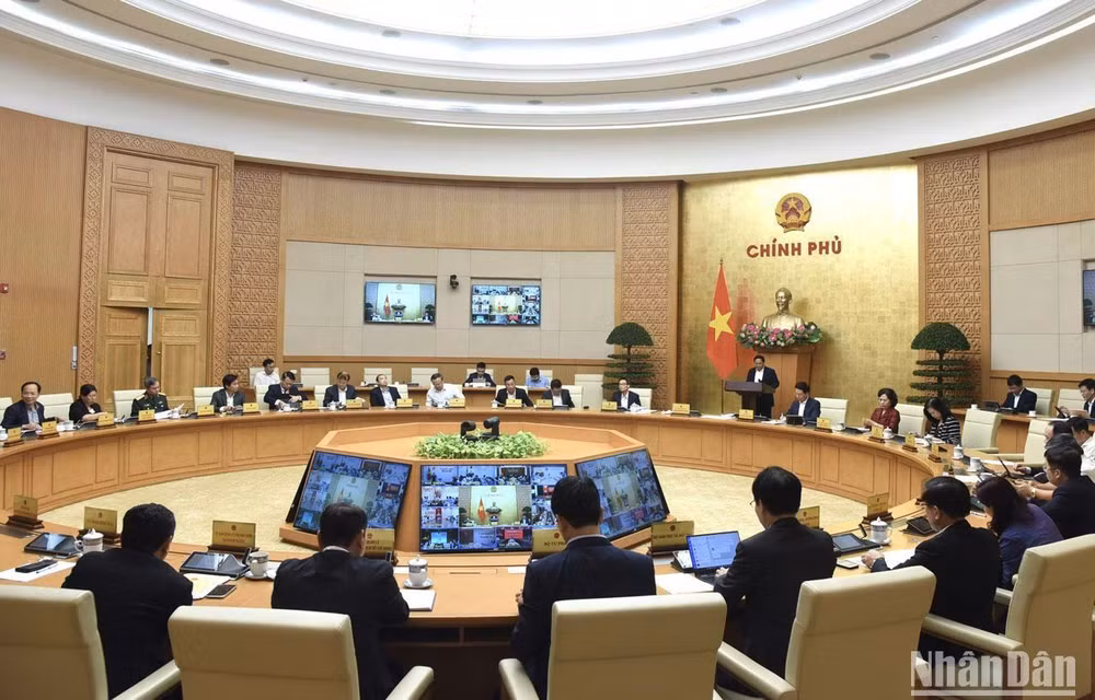 Thủ tướng Phạm Minh Chính chủ trì Hội nghị trực tuyến toàn quốc về truyền thông chính sách.