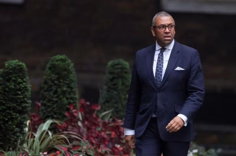 Tân Bộ trưởng Ngoại giao và Phát triển Liên hiệp Vương quốc Anh và Bắc Ireland James Cleverly. (Ảnh: Reuters)