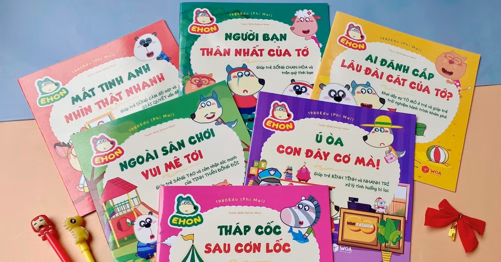 Bộ sách giáo dục “Wolfoo Ehon” và “Wolfoo khám phá” của Sconnect và 1980 Books phục vụ thiếu nhi dịp hè 2023.