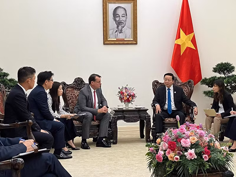 Phó Thủ tướng Trần Hồng Hà đã tiếp ông Steven Winn, Giám đốc Chiến lược toàn cầu kiêm Giám đốc Điều hành cấp cao Tập đoàn năng lượng JERA (Nhật Bản) Phó Thủ tướng Trần Hồng Hà đã tiếp ông Steven Winn, Giám đốc Chiến lược toàn cầu kiêm Giám đốc Điều hành cấp cao Tập đoàn năng lượng JERA (Nhật Bản)